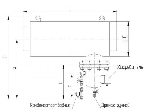 Влагоотделители МВО-200 - фото схемы