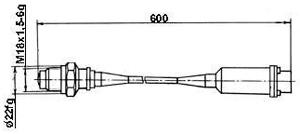 Рис.1. Габаритные размеры датчика давления ВТ 306