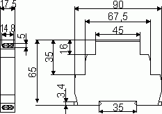 Рис.3. Габаритные размеры