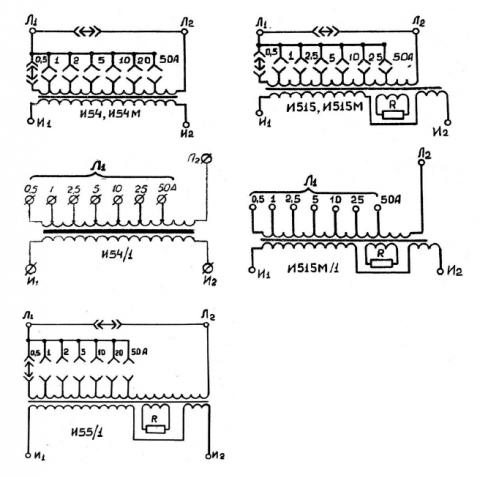 Принципиальные схемы трансформаторов