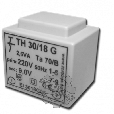 Малогабаритные трансформаторы для печатных плат ТН 30/18 G - фото