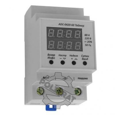 Таймер недельный/суточный ADC-0420-60 фото 1
